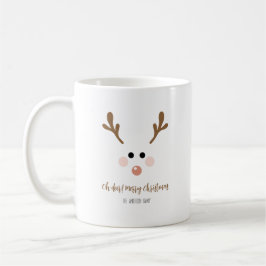 Taza De Café ¡Oh ciervo! Feliz Navidad