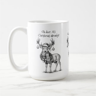 Taza De Café ¡Oh ciervo, ya es Navidad!
