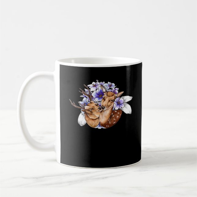 Taza De Café Oh Deer Clean Minimal Style (Izquierda)