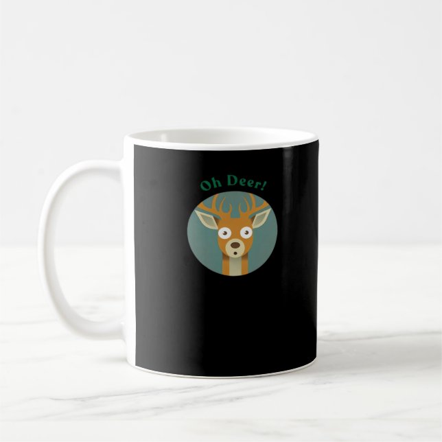 Taza De Café Oh Deer Creative Style (Izquierda)
