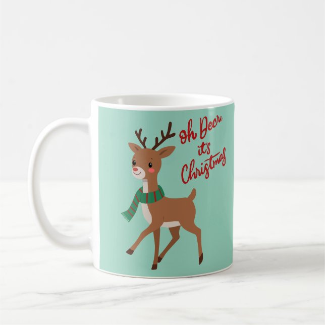 Taza De Café Oh deer... it’s Christmas! (Izquierda)