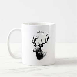 Taza De Café Oh Deer Reindeer