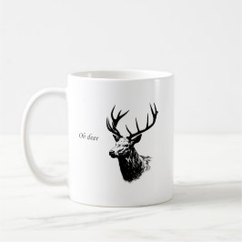 Taza De Café Oh Deer Reindeer