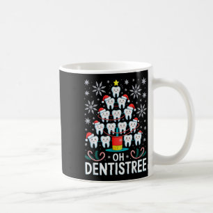 Taza De Café Oh Dentistree - Árbol de Navidad Divertido Higieni