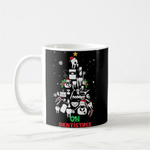 Taza De Café Oh Dentistree Dentist Dental Teeth Árbol de Navid