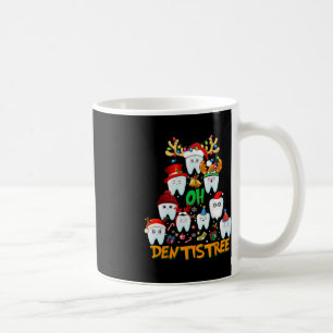 Taza De Café Oh Dentistree Diversión Árbol de Navidad Higiene d
