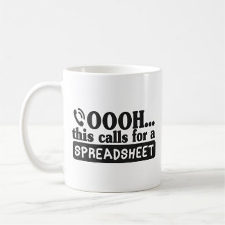 Taza De Café OH... Esto Pide Hoja De Cálculo, Contador De Guay