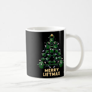 Taza De Café Oh Liftmas Tree Kettlebell Gym Navidades feos