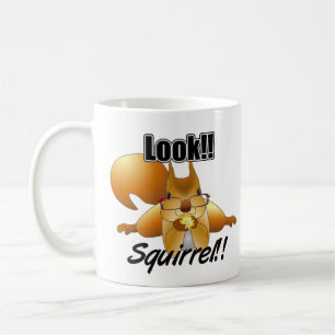 Taza De Café Oh Look Squirrel ADHD Squirrel