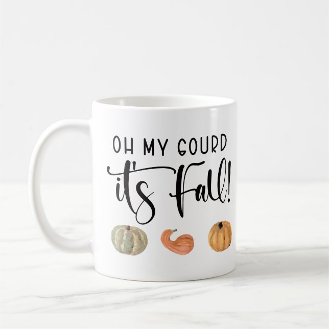 Taza De Café Oh mi Dios, es el tazón de calabazas caídas (Izquierda)