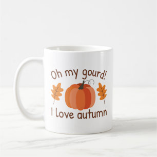 Taza De Café Oh Mi Gourd Me Encanta El Otoño