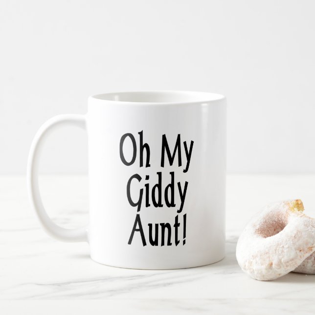 Taza De Café ¡Oh, Mi Tía Giddy! (Con donut)