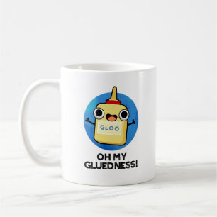 Taza De Café Oh My Gluness Funny Super Glue Pun