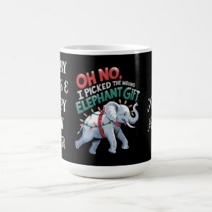 Taza De Café Oh No, he cogido el regalo de elefante equivocado