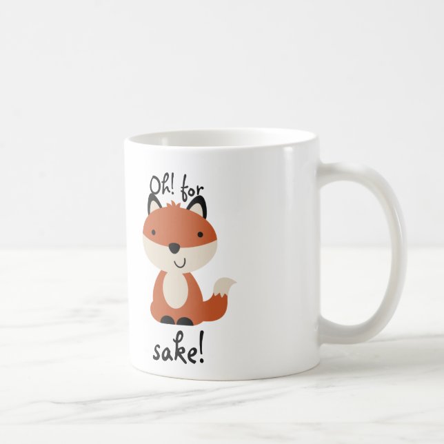 Taza De Café ¡Oh! ¡Para el motivo del zorro! (Derecha)