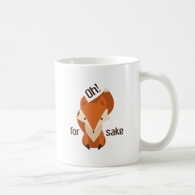 Taza De Café Oh Por Fox Sake (Derecha)
