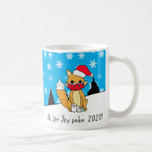 Taza De Café Oh por Fox Sake, 2020, Navidades divertidos