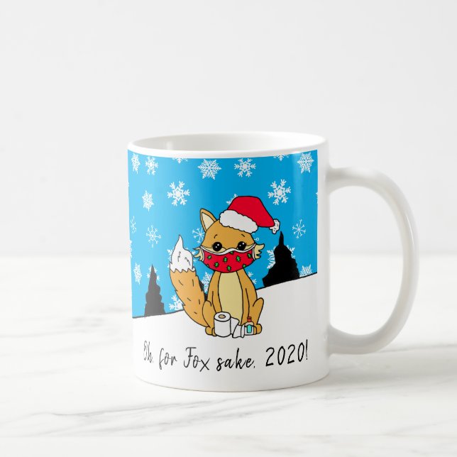 Taza De Café Oh por Fox Sake, 2020, Navidades divertidos (Derecha)