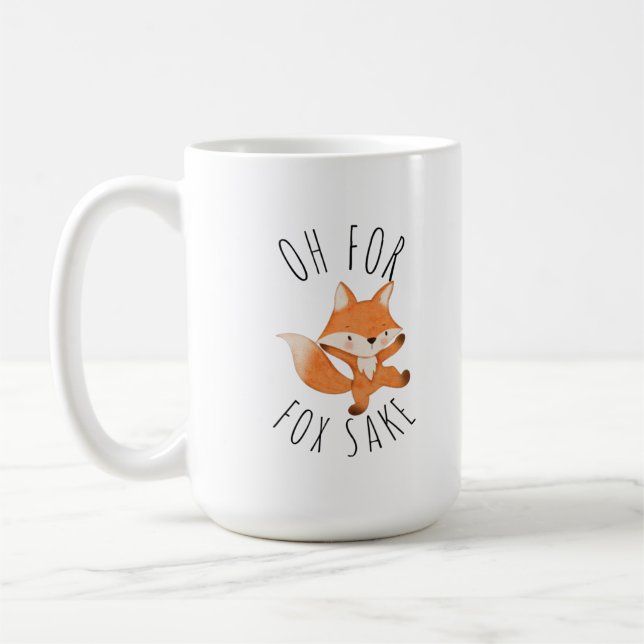 Taza De Café Oh por Fox Sake Coffee Mug (Izquierda)