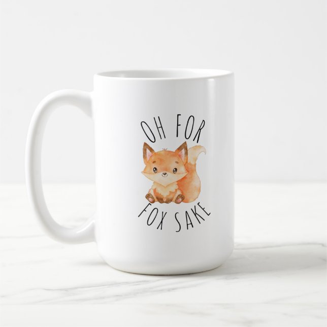 Taza De Café Oh por Fox         SakeCoffee Mug (Izquierda)