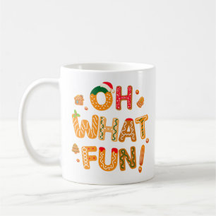 Taza De Café Oh Qué Navidades divertidos Cookies Gingerbread
