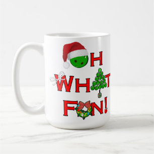 Taza De Café Oh Qué Navidades Divertidos Patinan