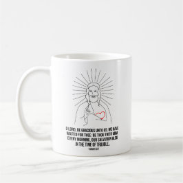 Taza De Café Oh Señor, Sé Gracioso Con Nosotros. cristiano