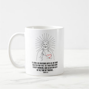 Taza De Café Oh Señor, Sé Gracioso Con Nosotros. cristiano