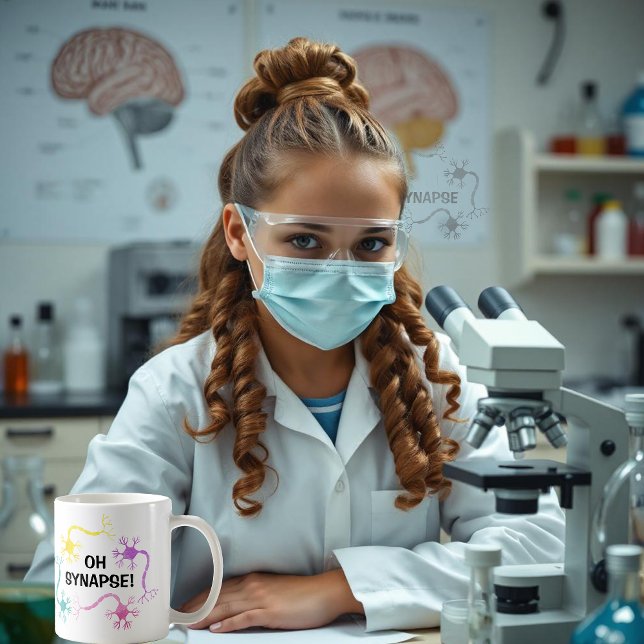 Taza De Café ¡Oh Snap! Curioso profesor de ciencias neuronas de (Subido por el creador)
