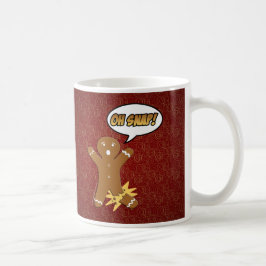 Taza De Café Oh Snap Funny Navidades Gingerbread Man Broken Leg