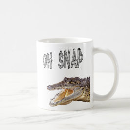 Taza De Café OH SNAP - Gator enojado