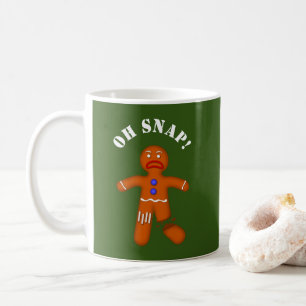 TAZA DE CAFÉ ¡OH SNAP! GINGERBREAD MAN MUG