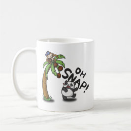 Taza De Café Oh Snap Panda y Mono