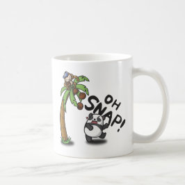 Taza De Café Oh Snap Panda y Mono