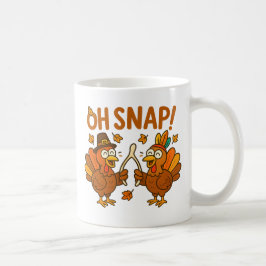Taza De Café Oh, Snap! Thanksgiving Turkeys