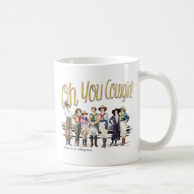 Taza De Café ¡Oh usted vaquera! Colección (Derecha)