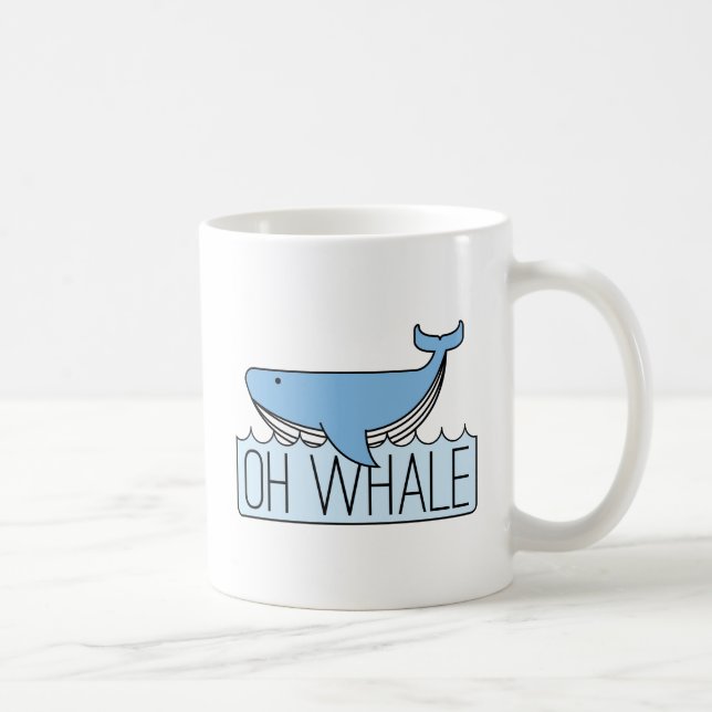 Taza De Café Oh Whale (Derecha)