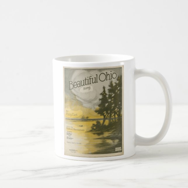 Taza De Café Ohio hermoso (Derecha)