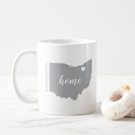 Taza De Café Ohio Hometown Mug con personalización