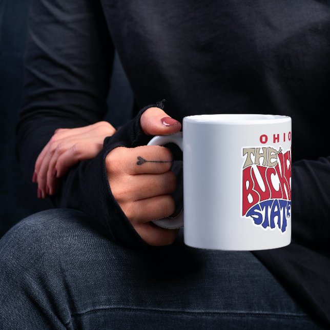 Taza De Café Ohio Nickname Word Art (Subido por el creador)