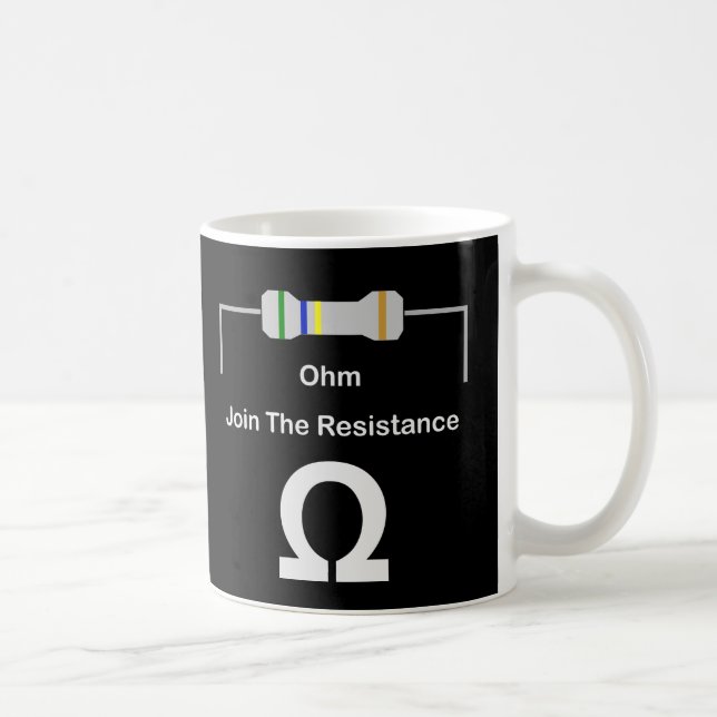 Taza De Café OHM Únete A La Resistencia (Derecha)