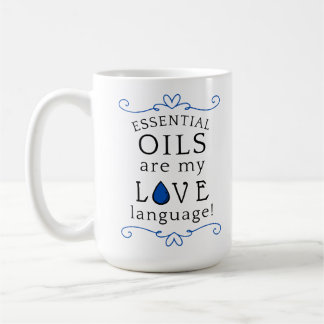 Taza De Café Oils Are My Love Language Mug Navy/Blue