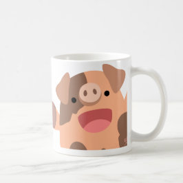 Taza De Café Oinky mug: un montón de lechones
