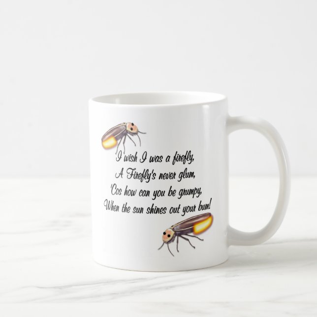 Taza De Café Ojalá fuera una luciérnaga (Derecha)