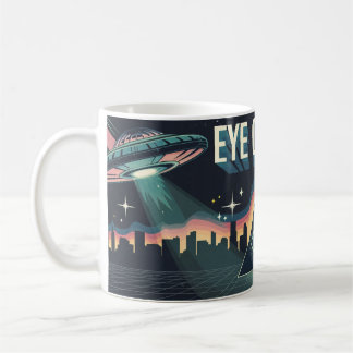Taza De Café OJE CONCUR ALIEN PYRAMID POWER Coffee Mug
