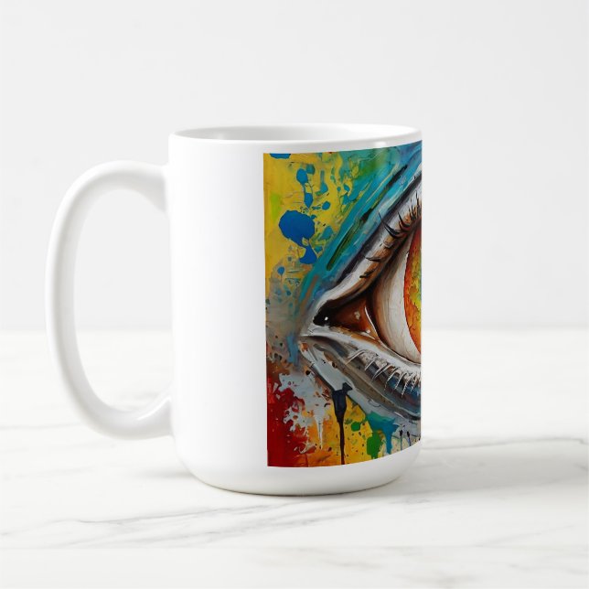 Taza De Café ojo atractivo (Izquierda)