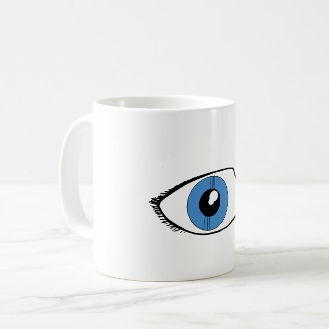 Taza De Café Ojo azul (Anverso izquierdo)