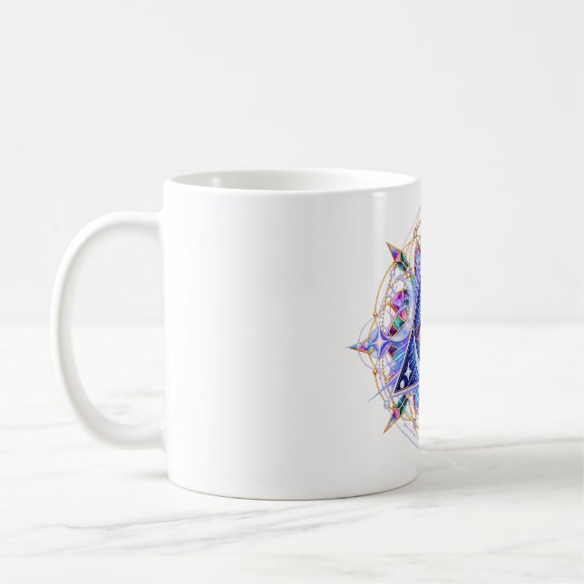 Taza de café Ojo Celestial Zafiro (Izquierda)
