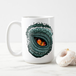 Taza De Café Ojo de depredador reptil primitivo