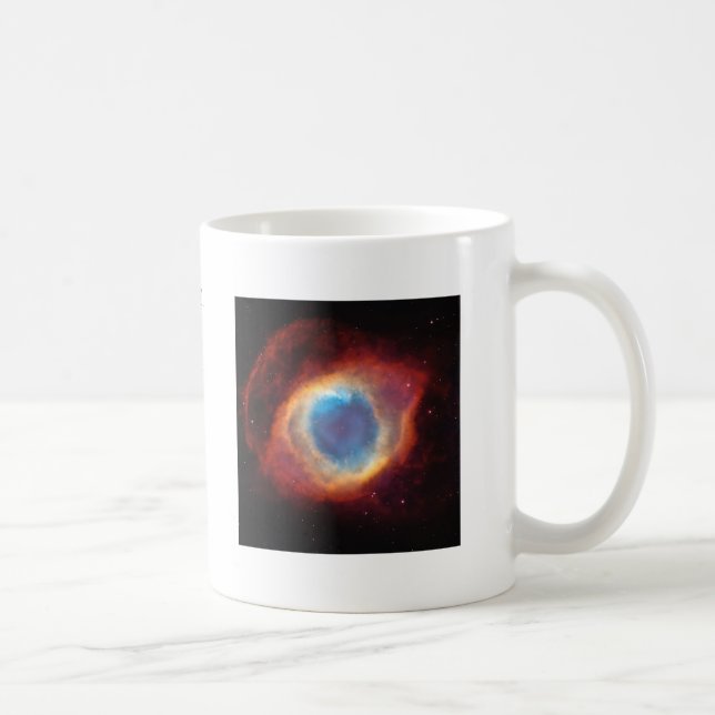 Taza De Café Ojo de Dios Helix Nebula Estrellas Nubes Cósmicas  (Derecha)